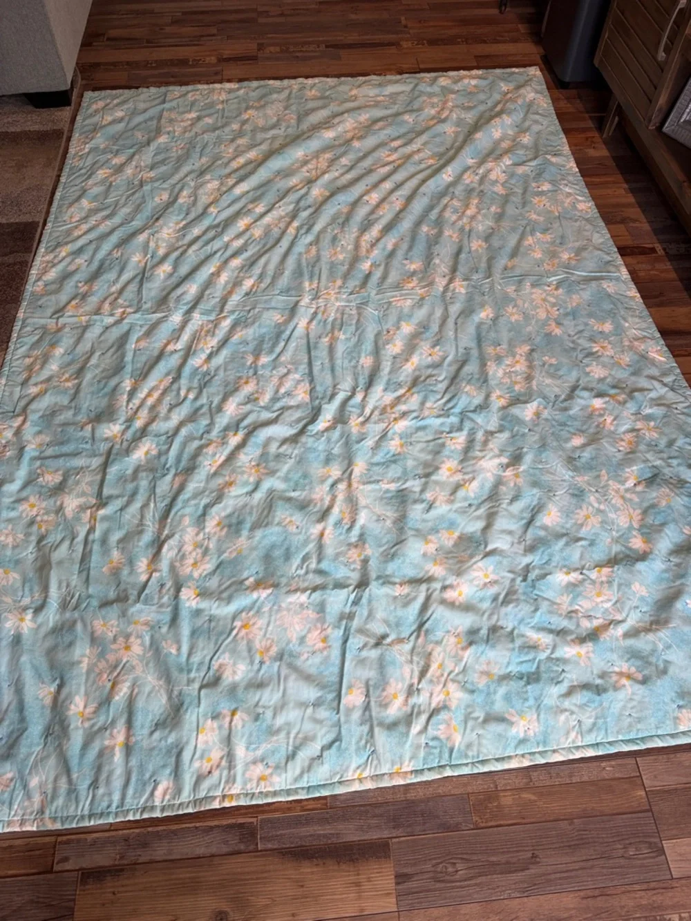 Vintage Hand Stitched Multicolor Patchwork Quilt - Cutter Quilt